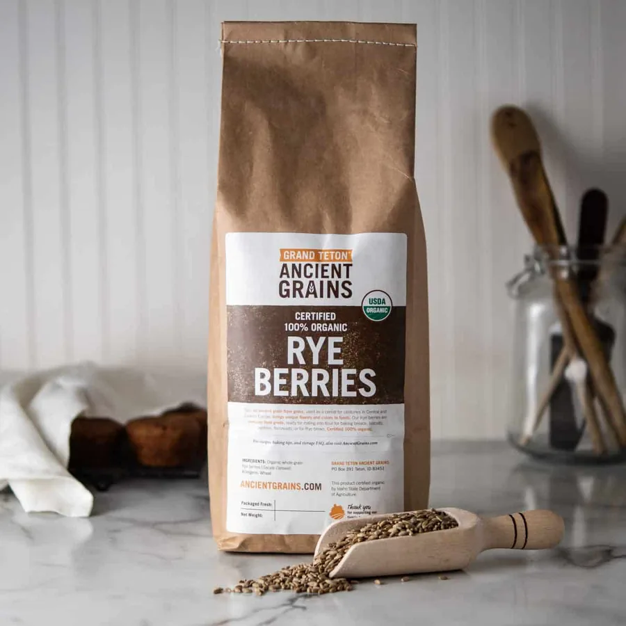 Grand Teton organic rye berries